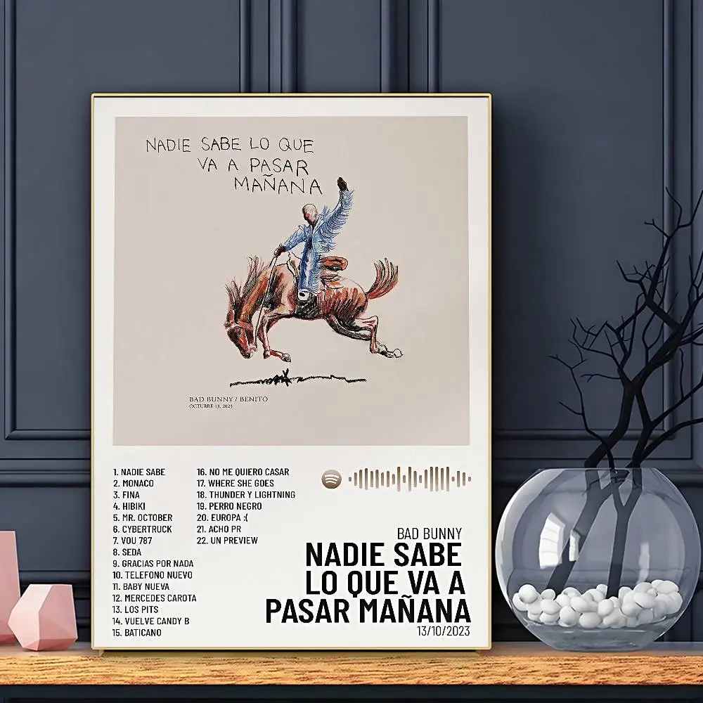 Plakat muzyczny w stylu aesthetic na ścianę Wzór 2