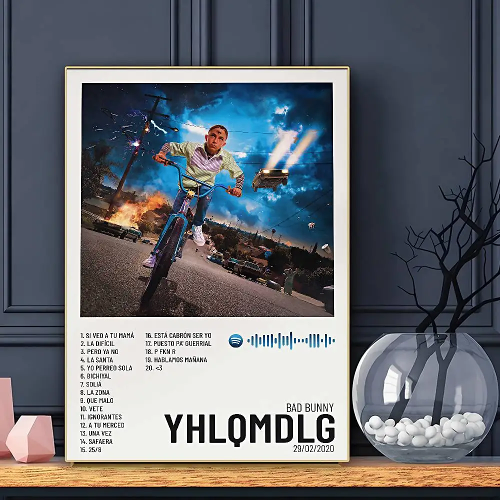 Plakat muzyczny w stylu aesthetic na ścianę Wzór 4