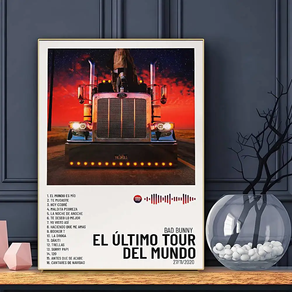 Plakat muzyczny w stylu aesthetic na ścianę Wzór 6