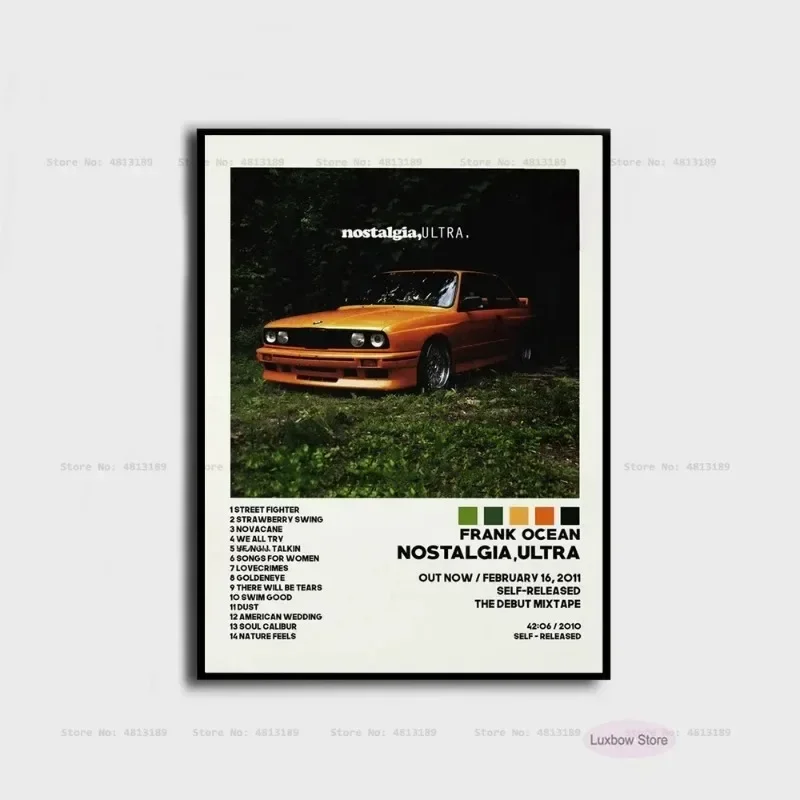 Plakaty muzyczne – okładki albumów na ścianę Wzór 3