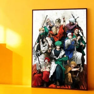 Plakat My Hero Academia - anime na ścianę Wzór 1