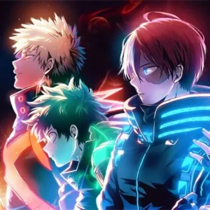 Plakat My Hero Academia - Deku na płótnie Wzór 1