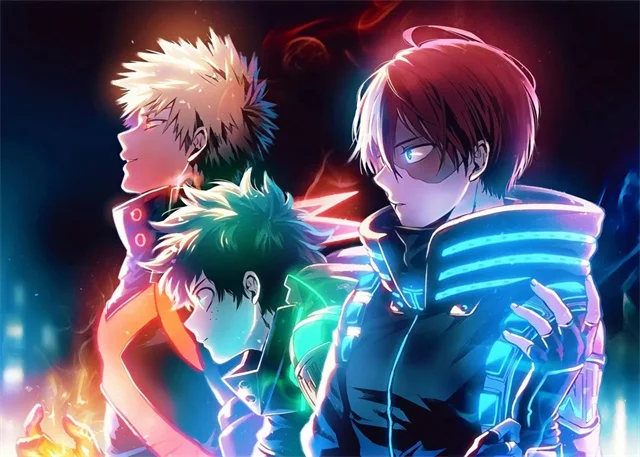 Plakat My Hero Academia - Deku na płótnie Wzór 1