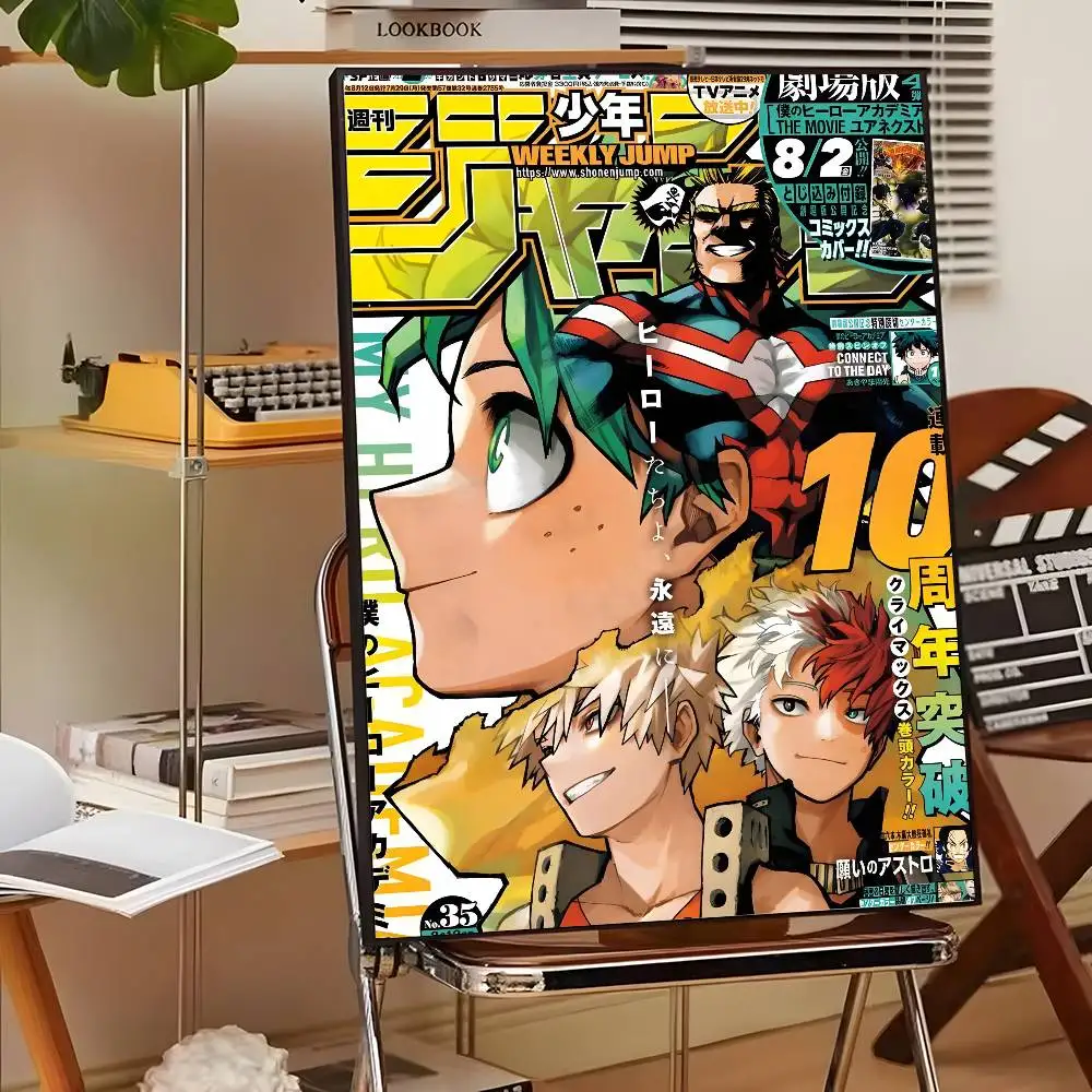 Plakat anime My Hero Academia z Deku Hei 7