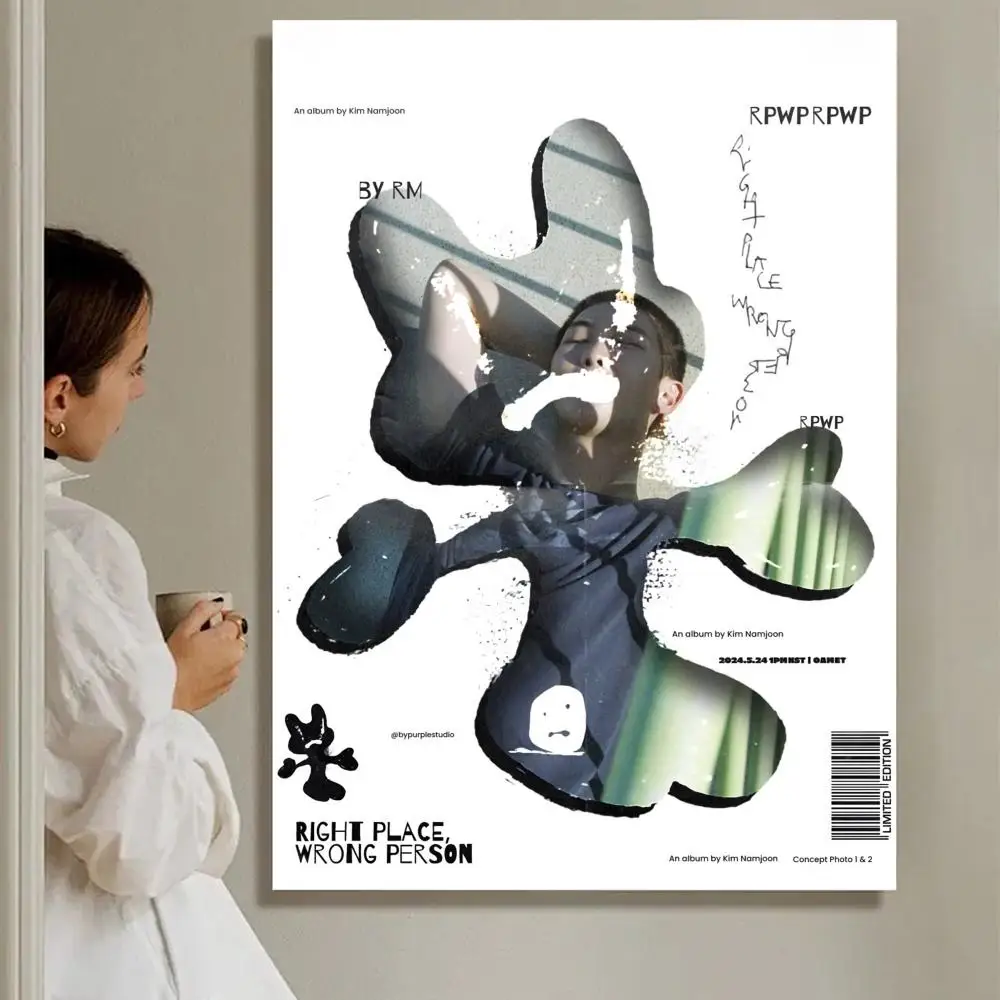Plakat na płótnie RM portret Czarny11