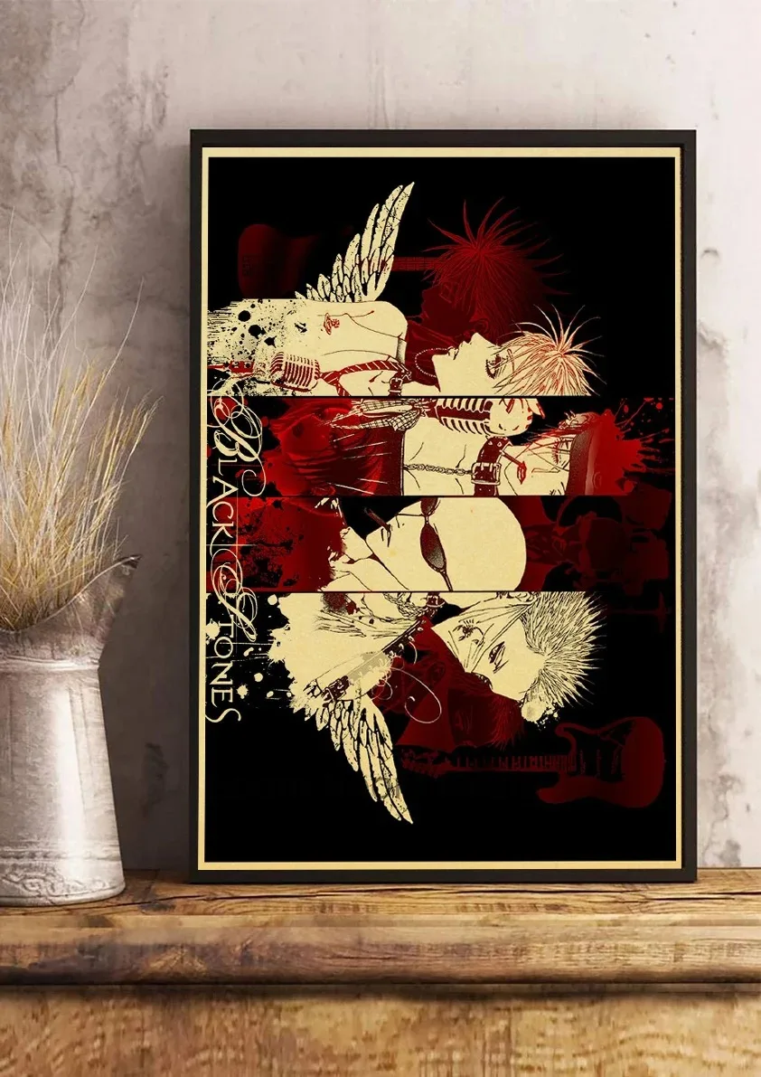Plakat NANA – anime w stylu retro Czekolada