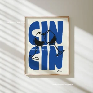 Plakat z napisem o kawie - grafika do sypialni i kuchni Kawa