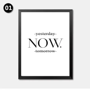 Plakat Yesterday Now Tomorrow Wzór 1