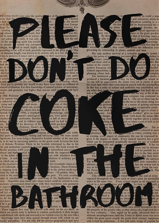 Plakat z napisem retro typografia Czerwony
