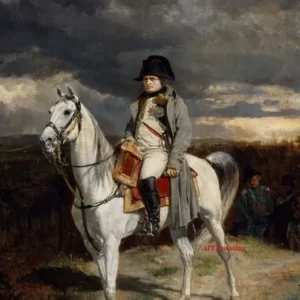 Plakat Napoleon Bonaparte w stylu vintage Wzór 1
