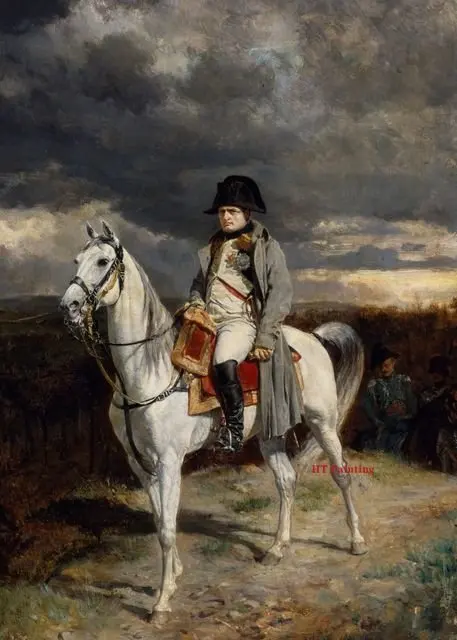 Plakat Napoleon Bonaparte w stylu vintage Wzór 1