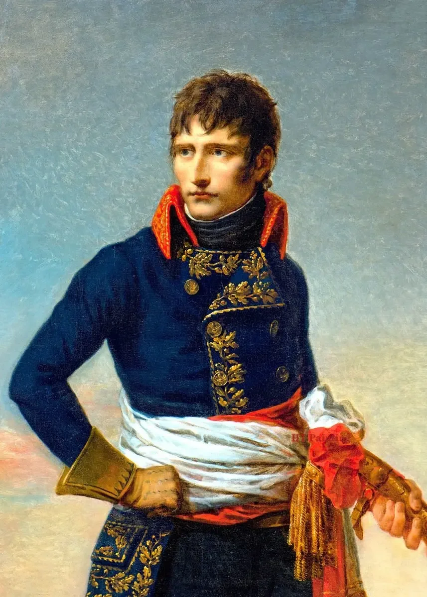 Plakat Napoleon Bonaparte w stylu vintage Wzór 11