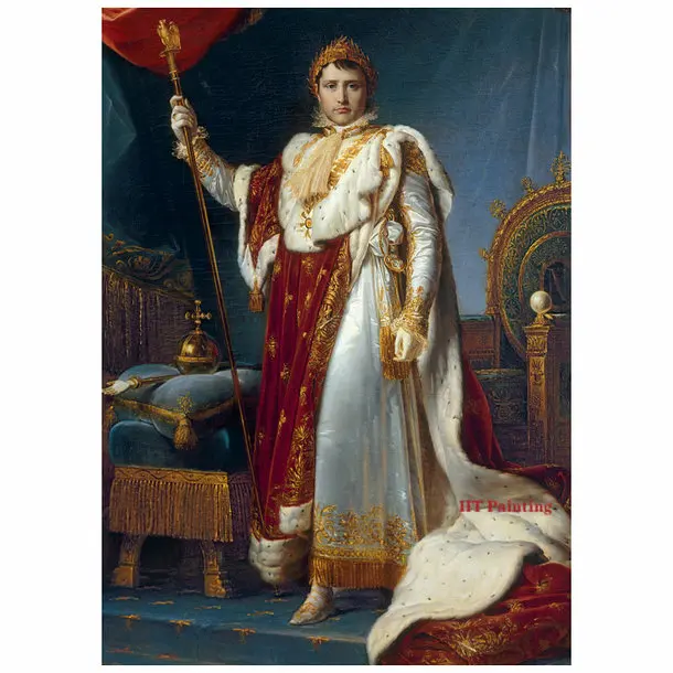 Plakat Napoleon Bonaparte w stylu vintage Wzór 12