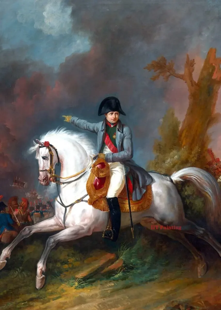 Plakat Napoleon Bonaparte w stylu vintage Wzór 4
