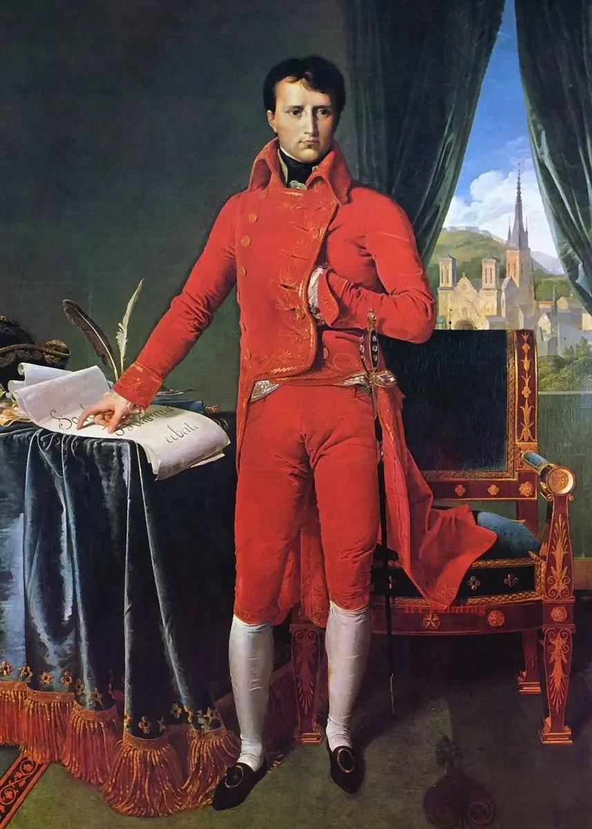 Plakat Napoleon Bonaparte w stylu vintage Wzór 5