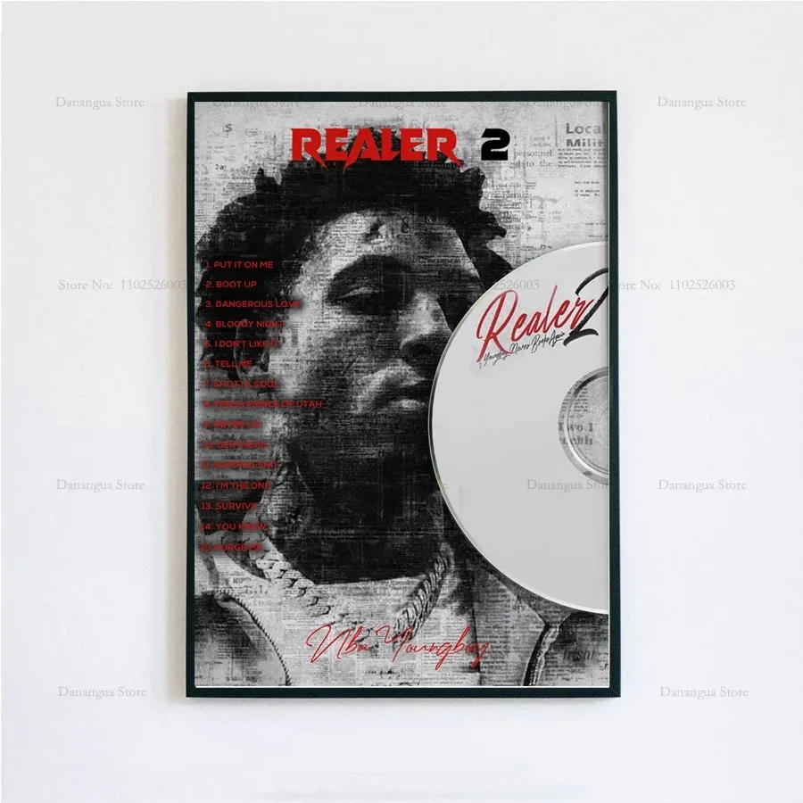 Plakat NBA YoungBoy okładka albumu rap Wzór 10
