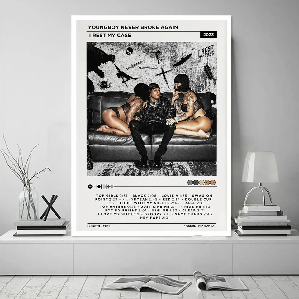 Plakat NBA YoungBoy okładka albumu rap Wzór 2