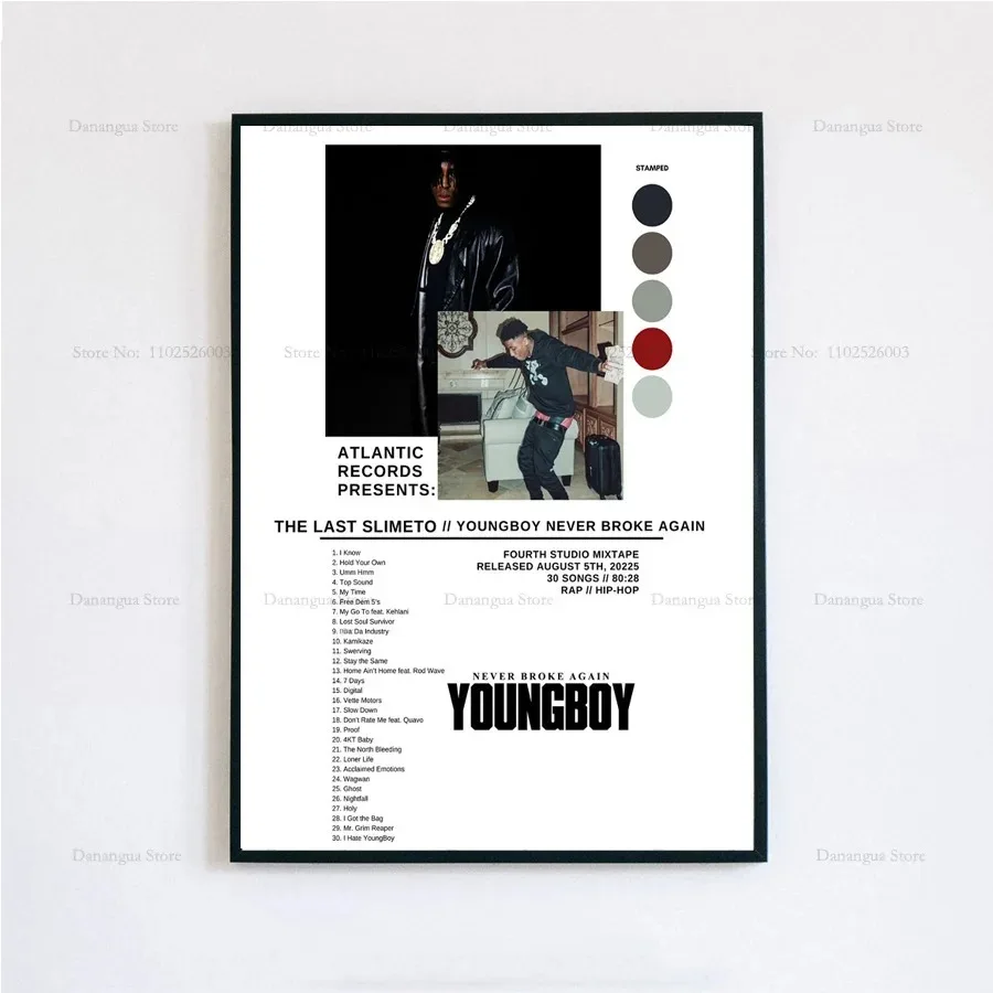 Plakat NBA YoungBoy okładka albumu rap Wzór 3