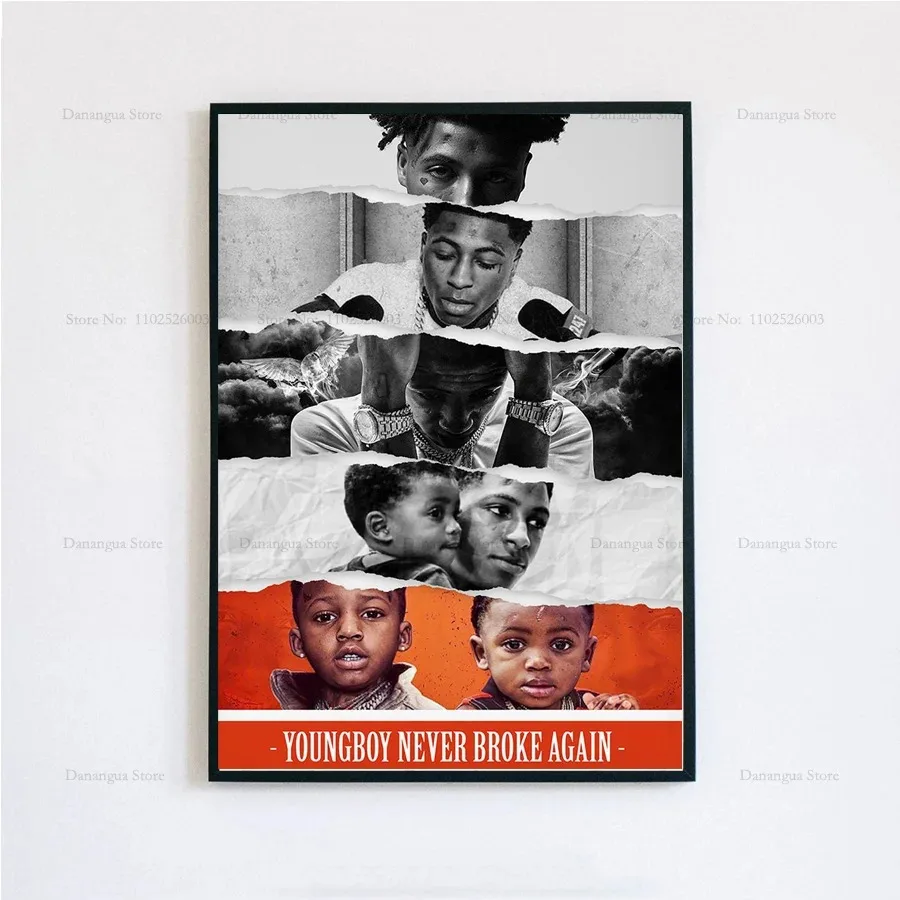 Plakat NBA YoungBoy okładka albumu rap Wzór 6