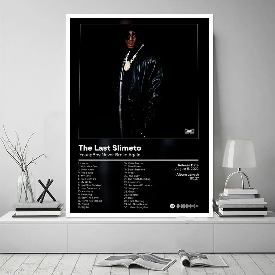 Plakat NBA YoungBoy okładka albumu rap Wzór 8