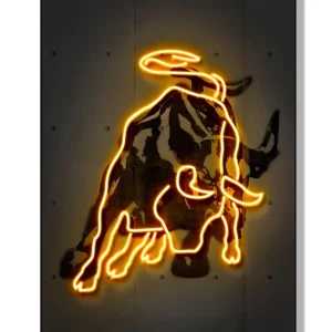 Plakat neon art z motywem pop-art Czekolada