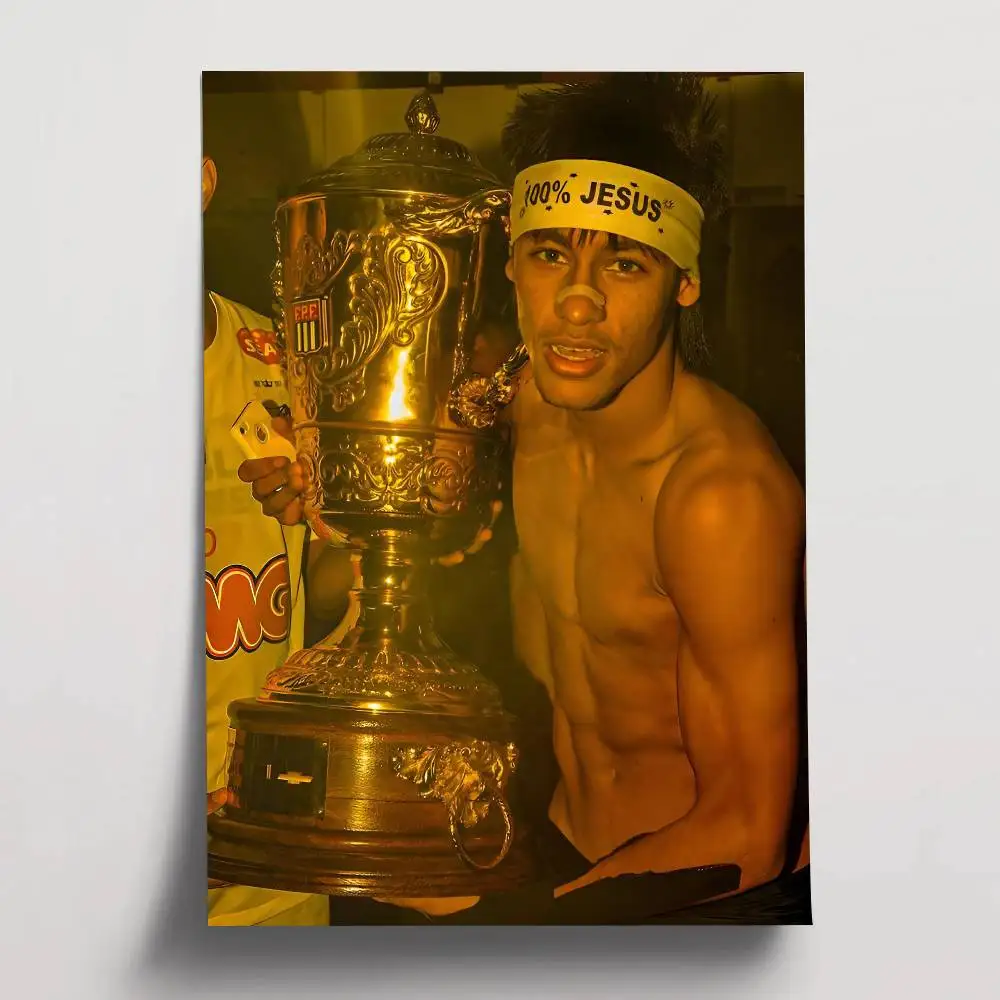 Plakat Neymar - gwiazda piłki nożnej Wzór 5