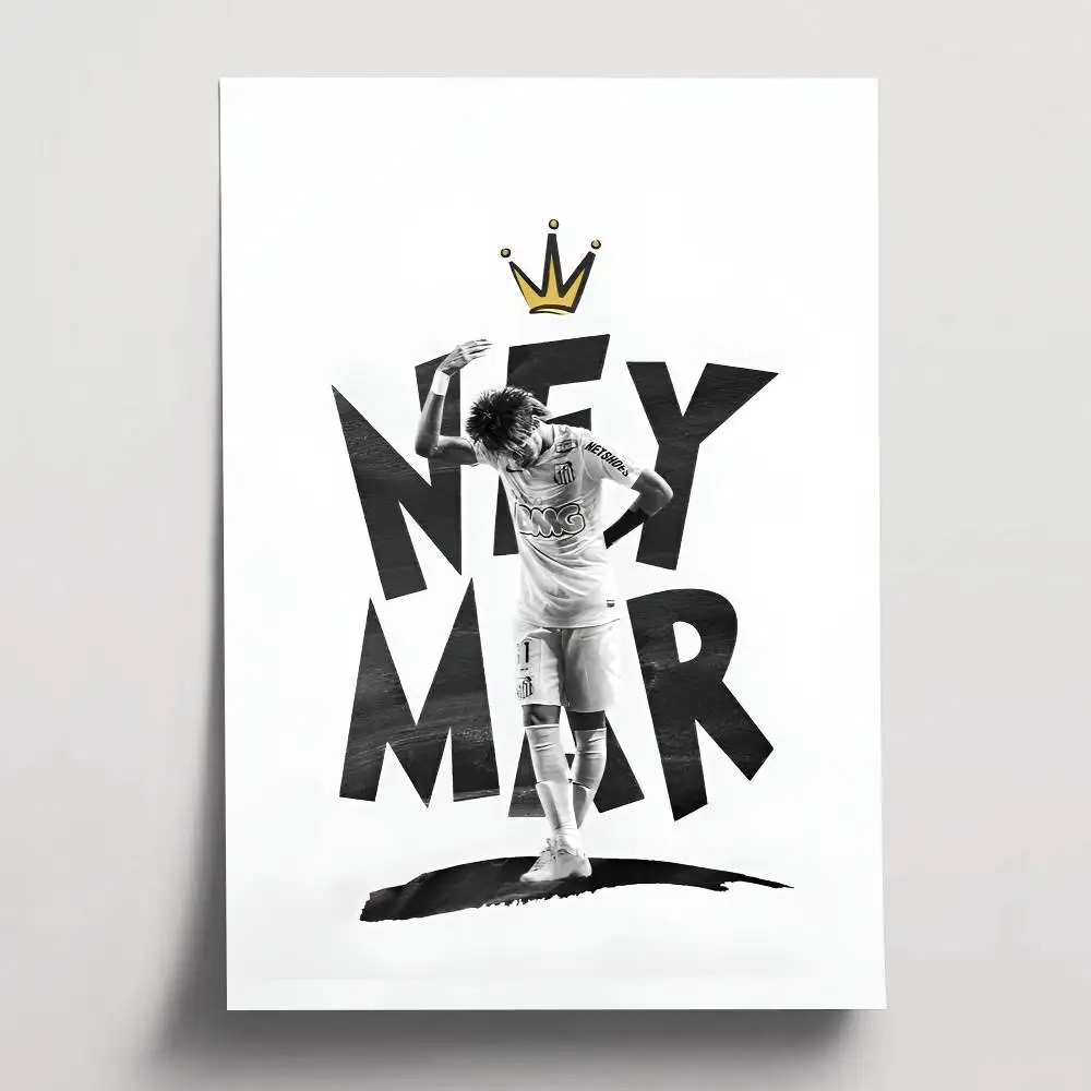 Plakat Neymar - gwiazda piłki nożnej Wzór 7