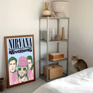 Plakat zespołu Nirvana do pokoju Wzór 1