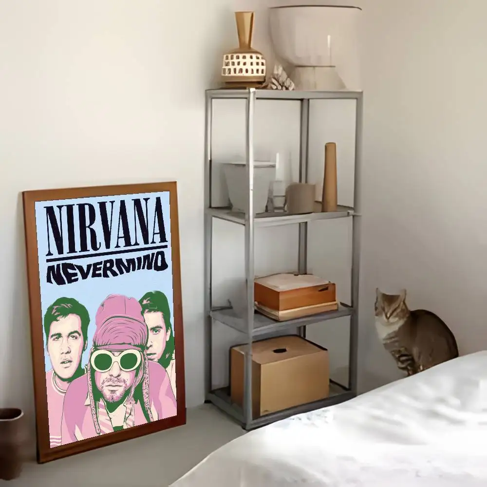 Plakat Nirvana rock samoprzylepny Wzór 1