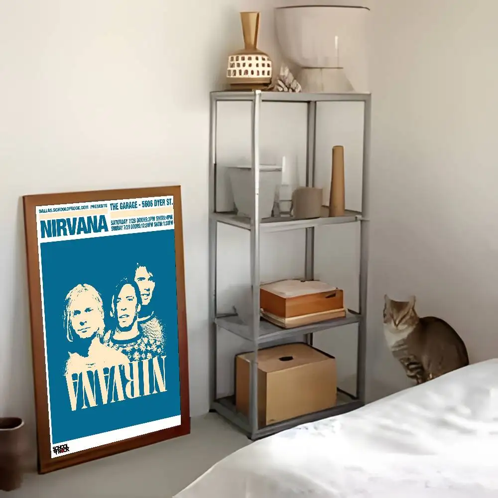 Plakat Nirvana rock samoprzylepny Wzór 4