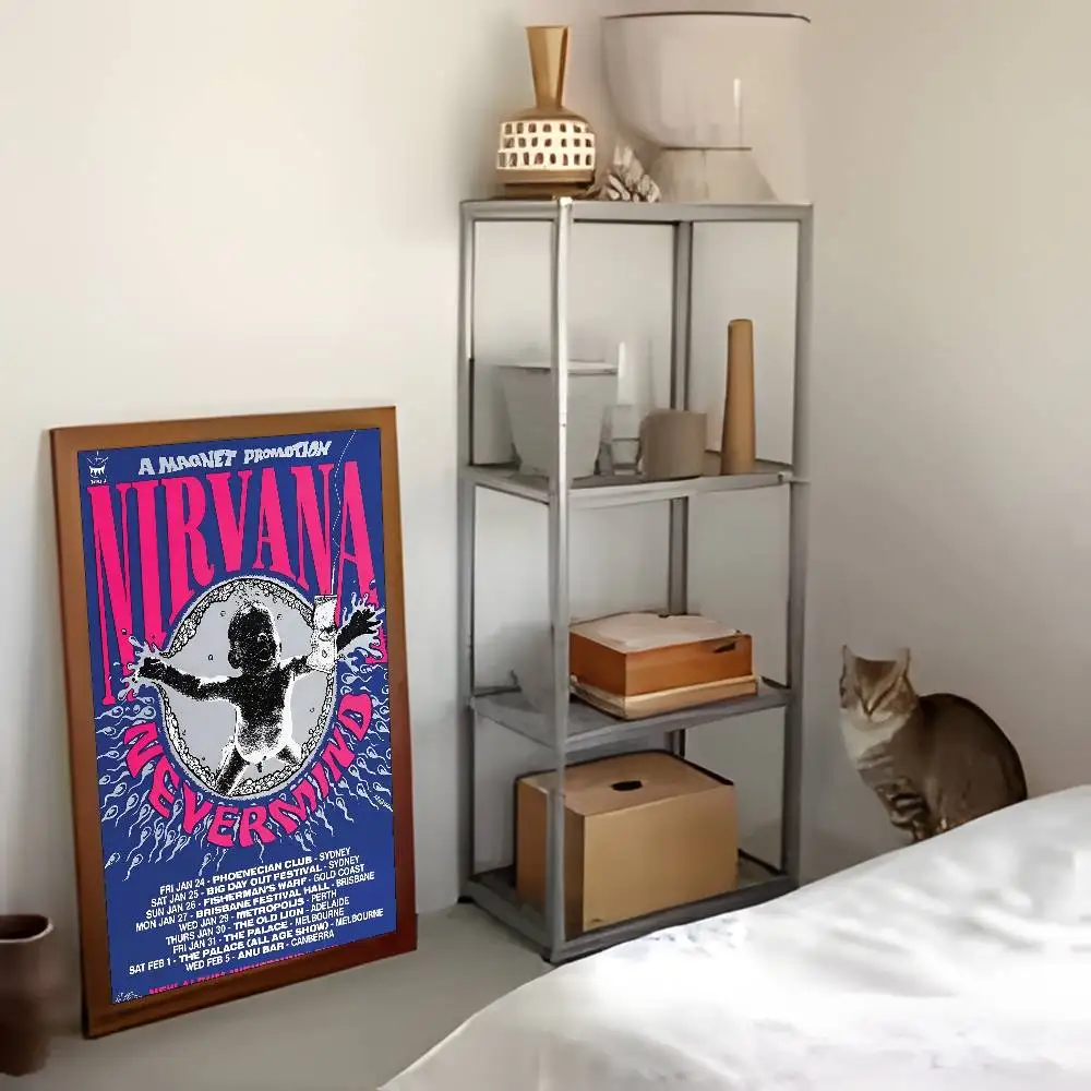 Plakat Nirvana rock samoprzylepny Wzór 5