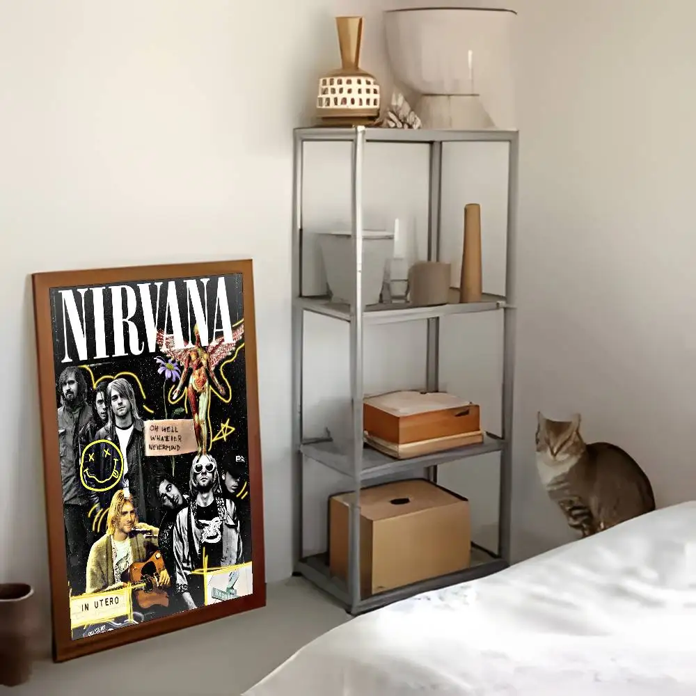 Plakat Nirvana rock samoprzylepny Wzór 7