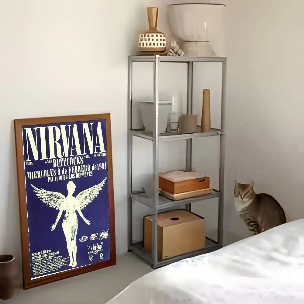 Plakat Nirvana rock samoprzylepny Wzór 8