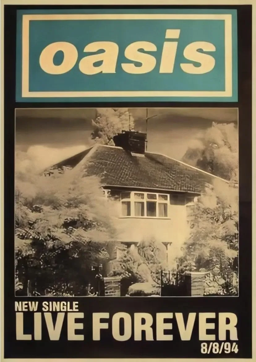 Oasis - plakat z okładką albumu zespołu Wzór 4