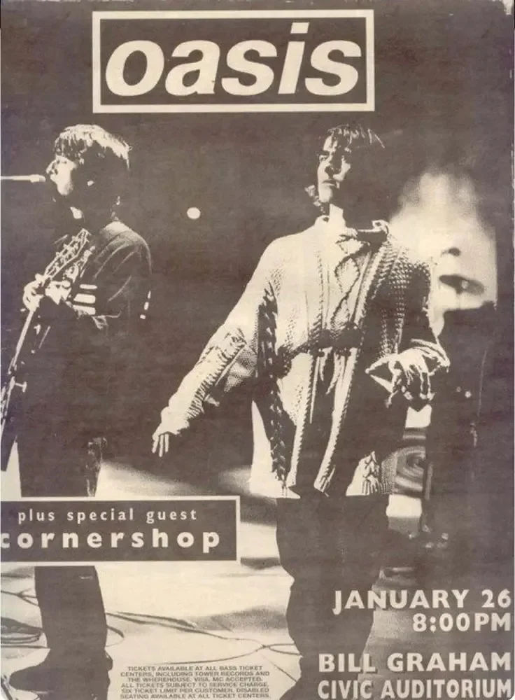 Oasis - plakat z okładką albumu zespołu Wzór 6