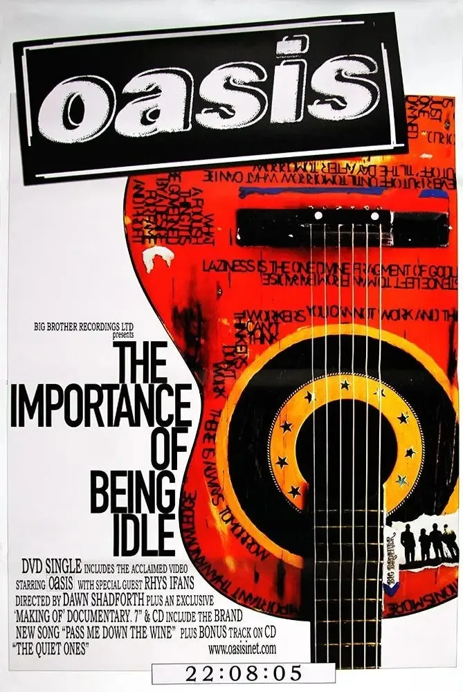 Oasis - plakat z okładką albumu zespołu Wzór 7