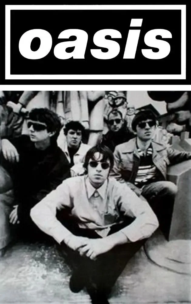 Oasis - plakat z okładką albumu zespołu Wzór 8