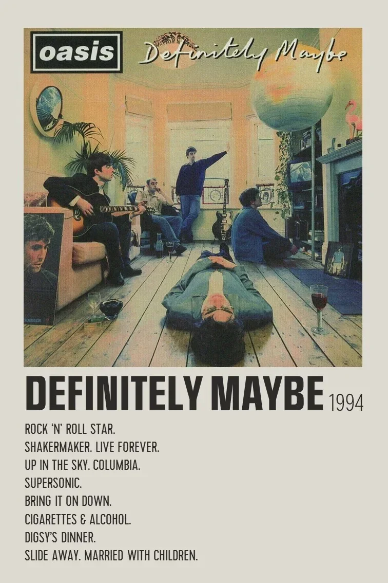 Oasis – plakat z okładką albumu zespołu Wzór 9