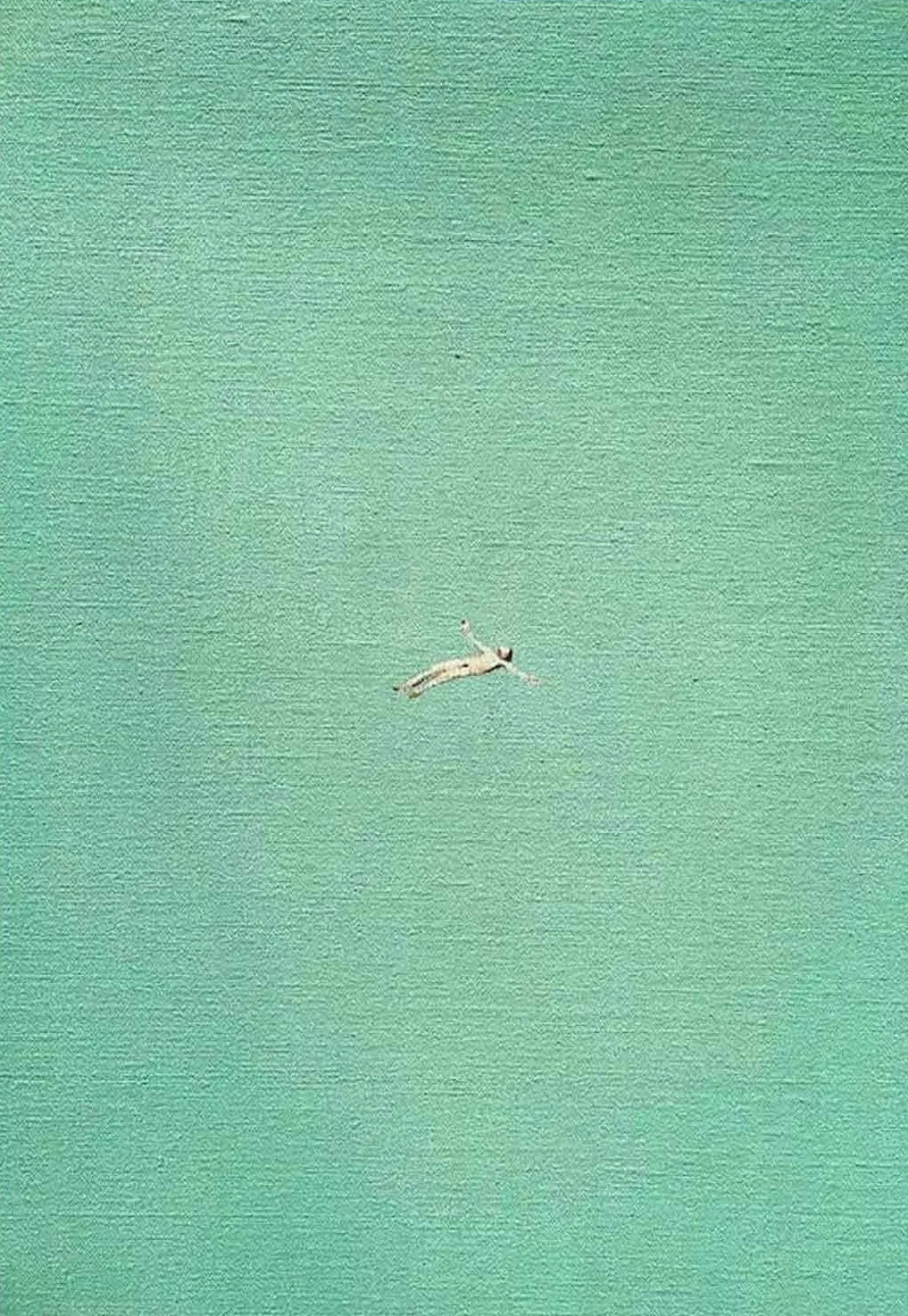 Zielony ocean - minimalistyczny plakat Wzór 8
