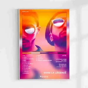 Plakat okładki albumów rap i hip hop Wzór 1
