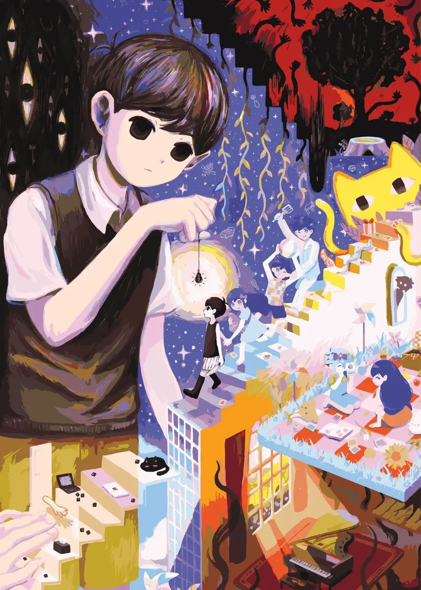 Plakat Omori gra anime horror Wzór 12