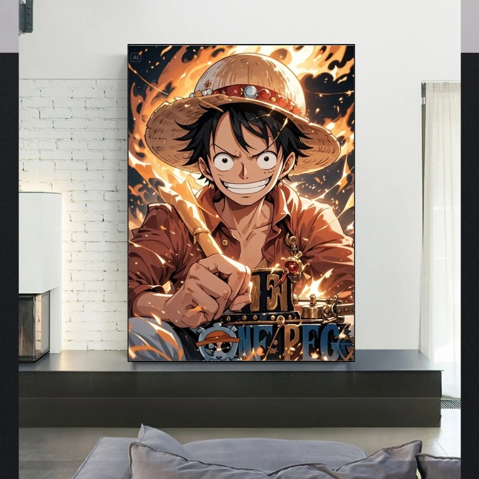 Plakat One Piece Luffy Anime Wzór 2