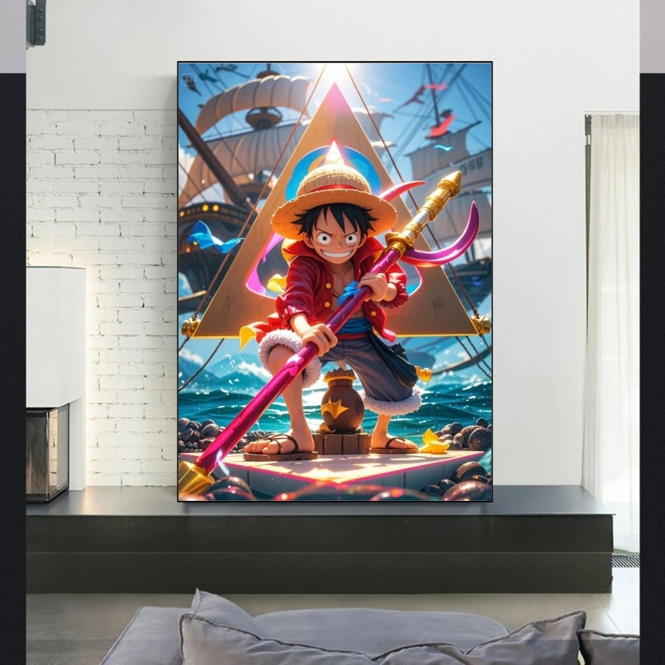 Plakat One Piece Luffy Anime Wzór 5
