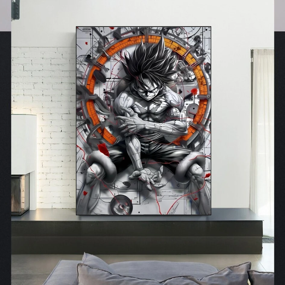 Plakat One Piece Luffy Anime Wzór 6