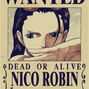 Plakat One Piece - listy gończe załogi Słomkowego Kapelusza Wzór 1