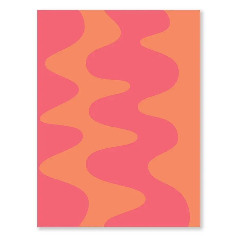 Plakat owoce w stylu Matisse - kolorowa grafika boho Biały
