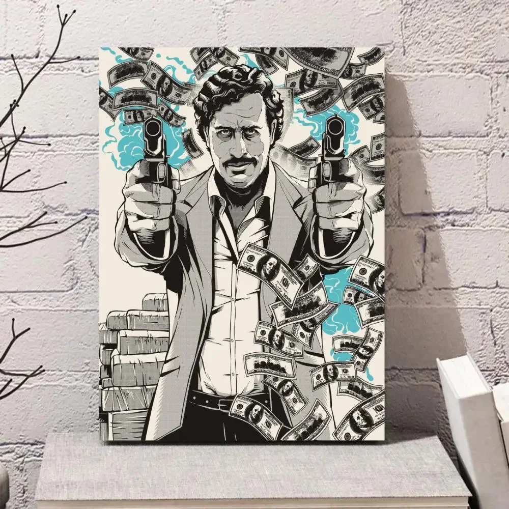 Plakat Pablo Escobar z serialu Narcos Wzór 4