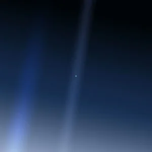 Plakat Pale Blue Dot Ziemia z Voyagera Niebieski