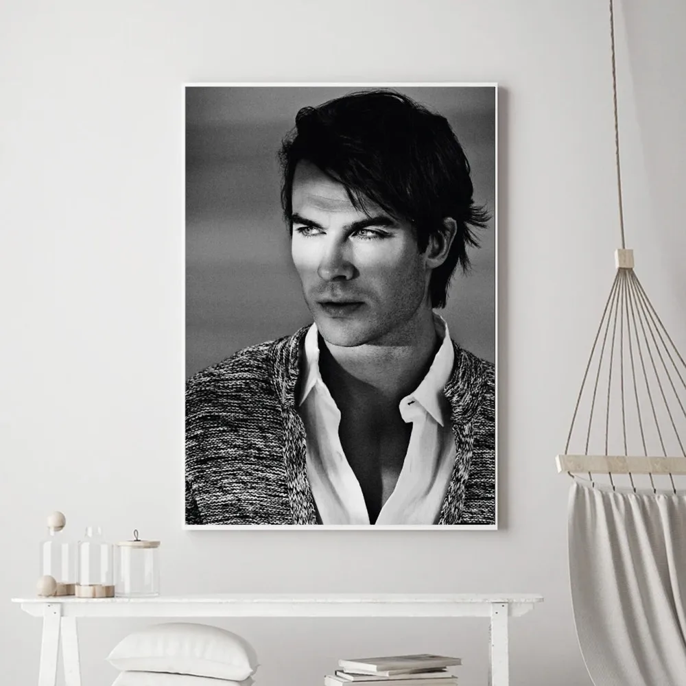 Plakat Pamiętniki wampirów - Ian Somerhalder Jasnozielony