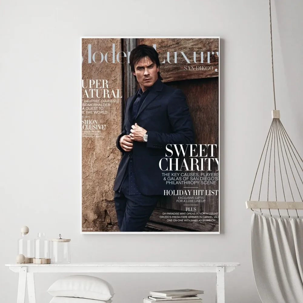 Plakat Pamiętniki wampirów - Ian Somerhalder Jasny